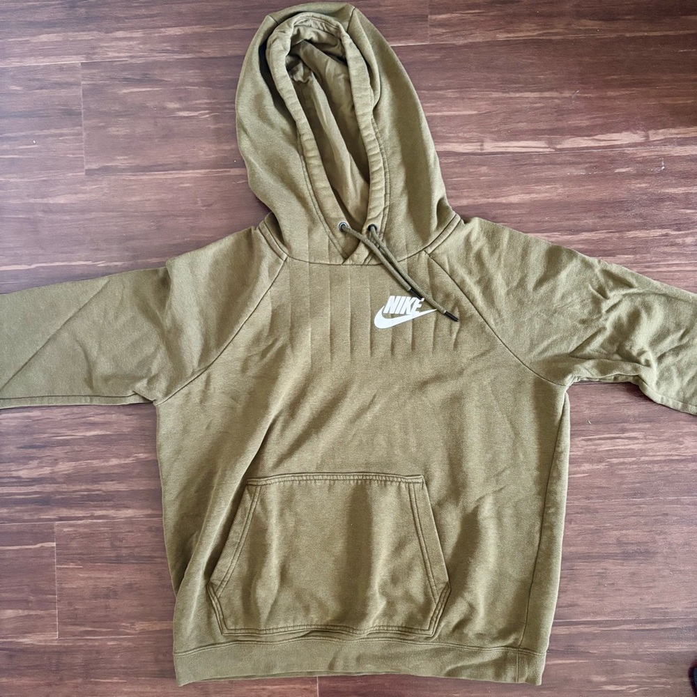 Nike Olive Green Hoodie | Size Medium | Gently Worn